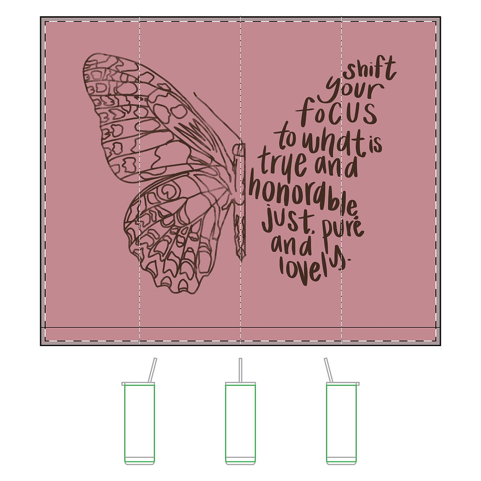 Thumbnail: Shifted Focus Sip Tumbler 20oz