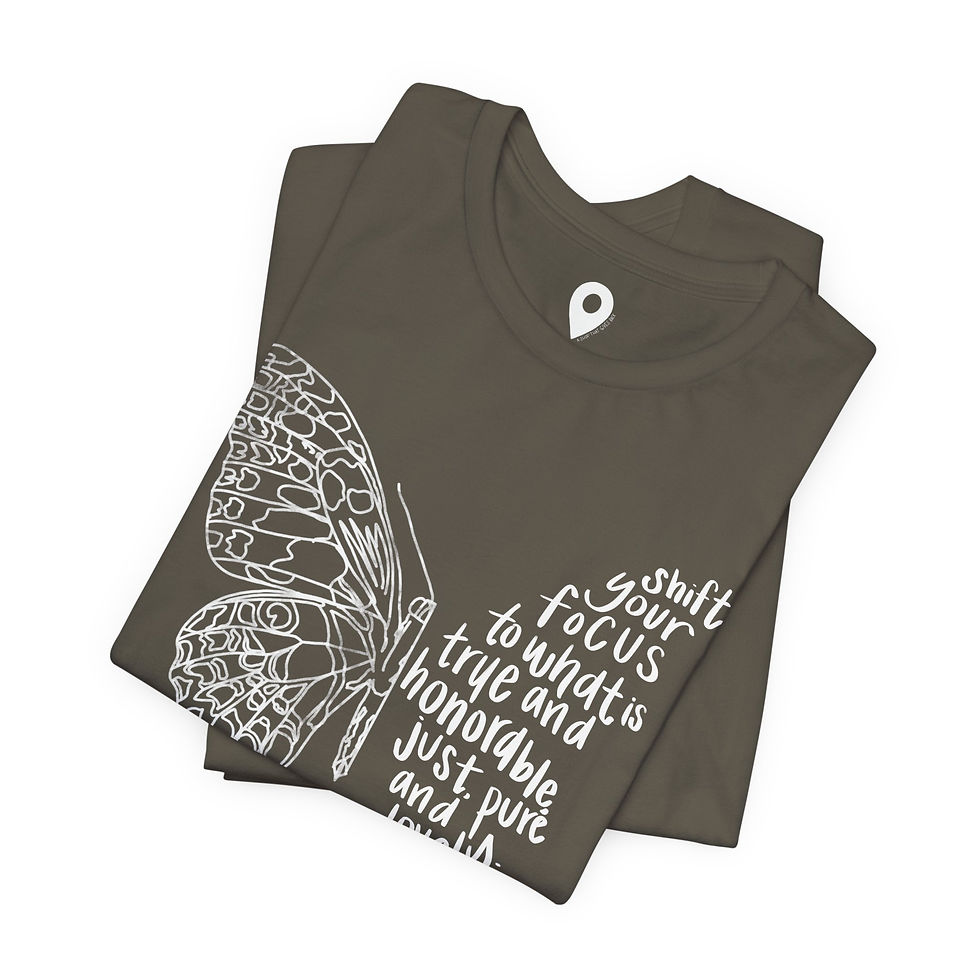 Thumbnail: Shifted Focus Butterfly - Unisex Jersey Short Sleeve Tee