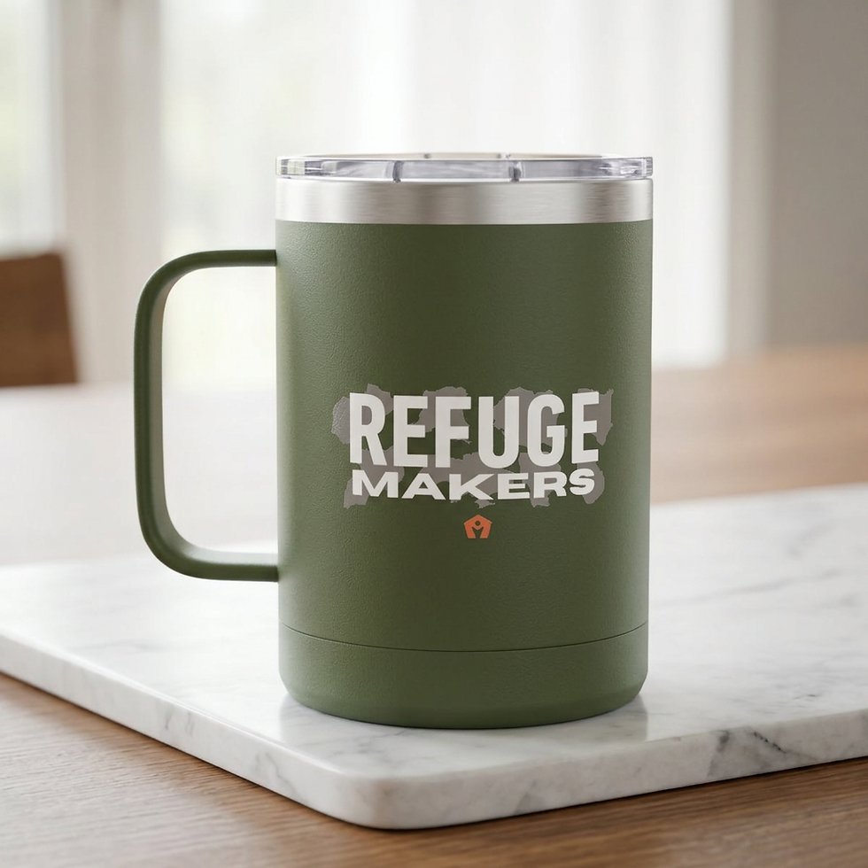 Thumbnail: Refuge Makers Insulated Tumbler with Lid | Stainless Mug | Children's Refuge