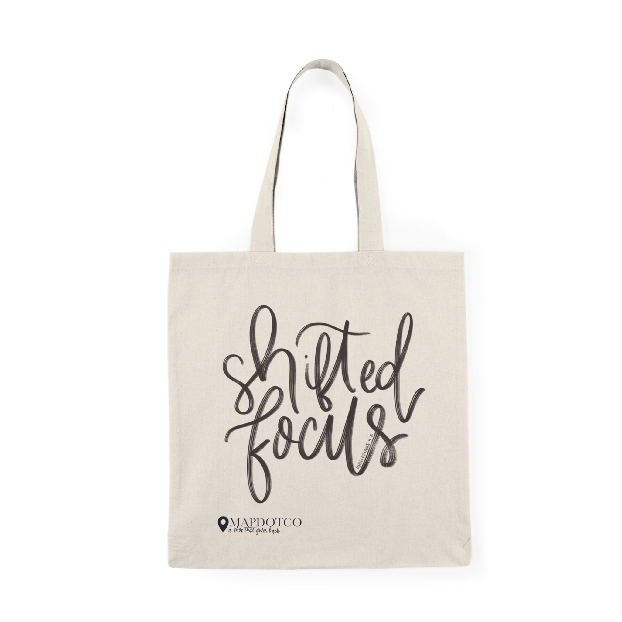 Shifted Focus - Natural Tote Bag
