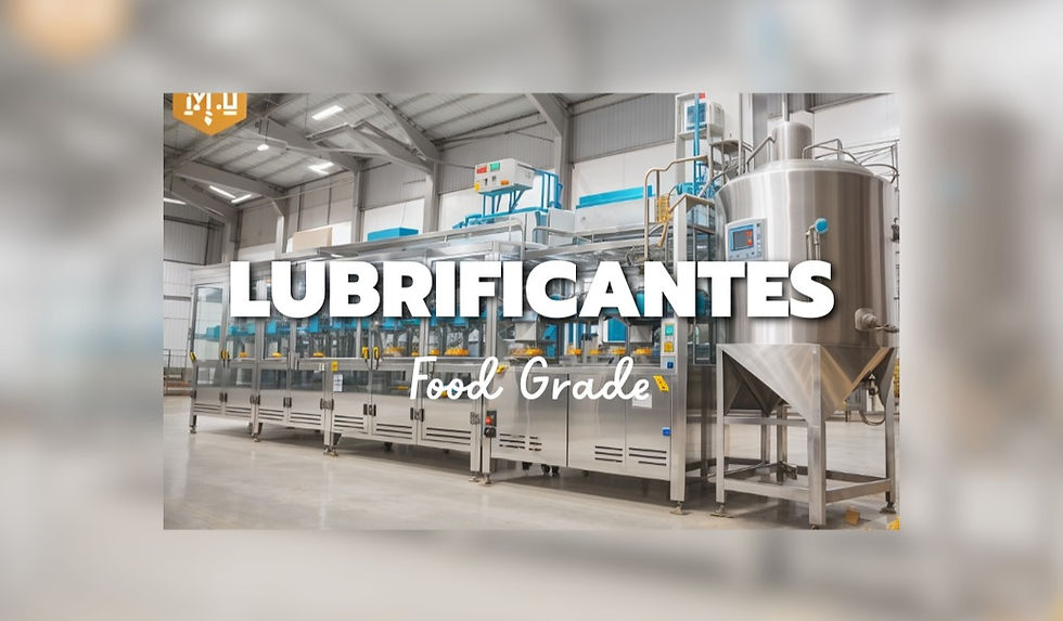O uso de lubrificantes alimentícios nas indústrias de alimentos
