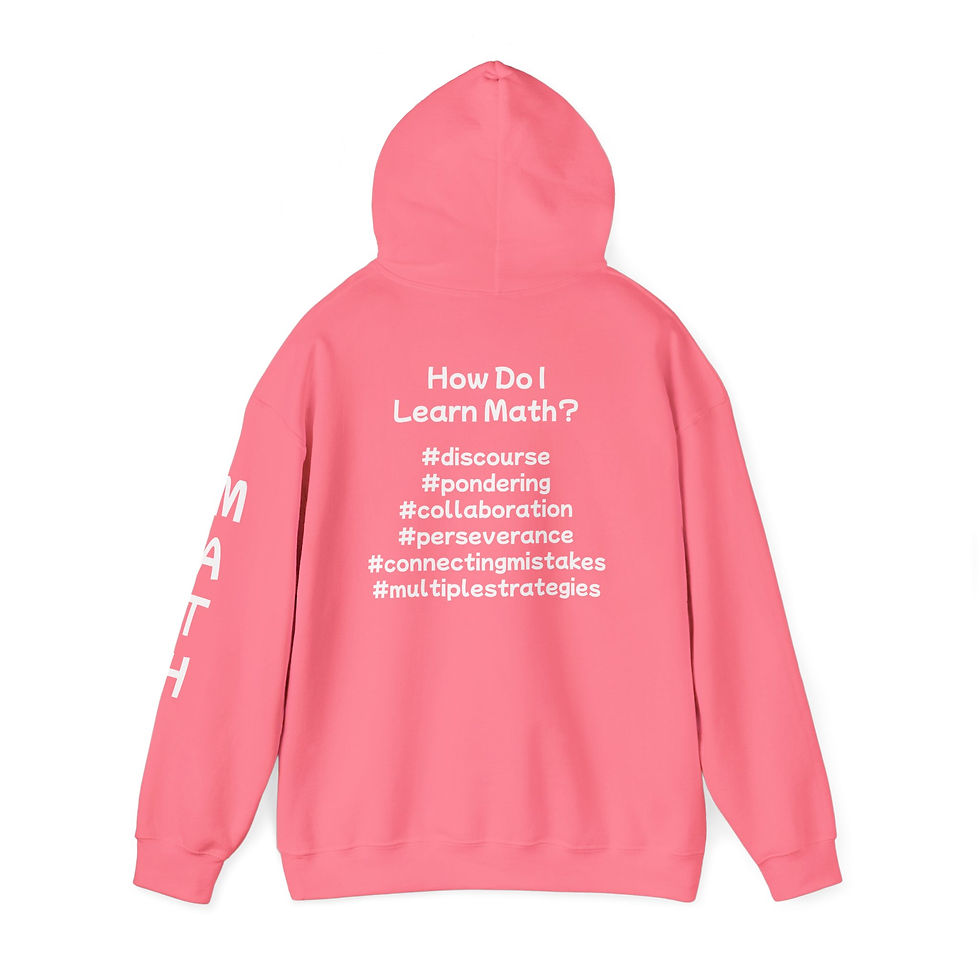Thumbnail: How Do I Learn Math? Solution Spaces Hoodie