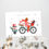 Thumbnail: Fox On A Bicycle Christmas Card