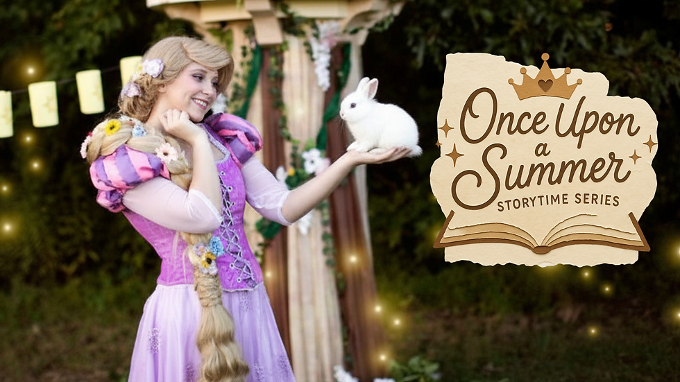 Once Upon a Summer Storytime Series Rapunzel & Bunnies!