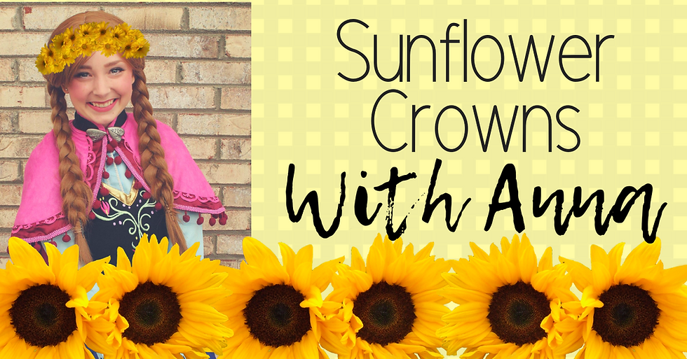 DIY Sunflower Crowns with Anna