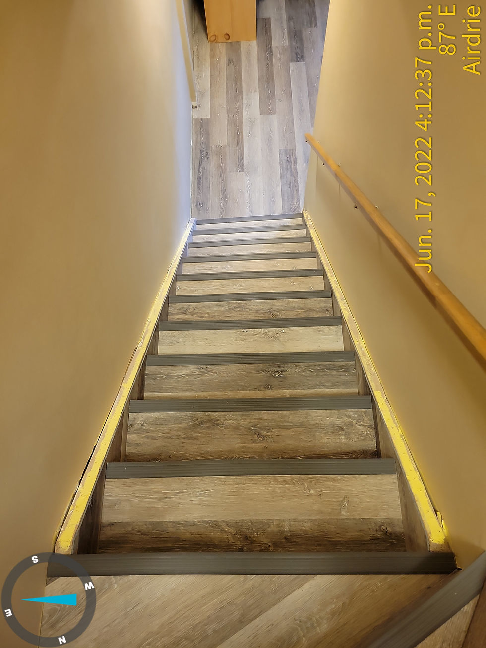 Vinyl Plank Stairs