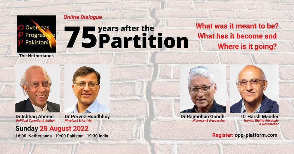 75 years after the Partition