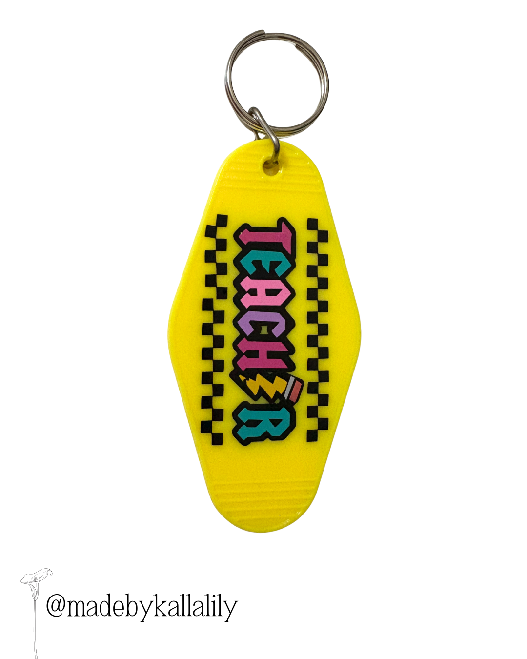 Custom Teacher Keychain