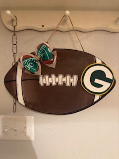 Thumbnail: Football door hangers customized