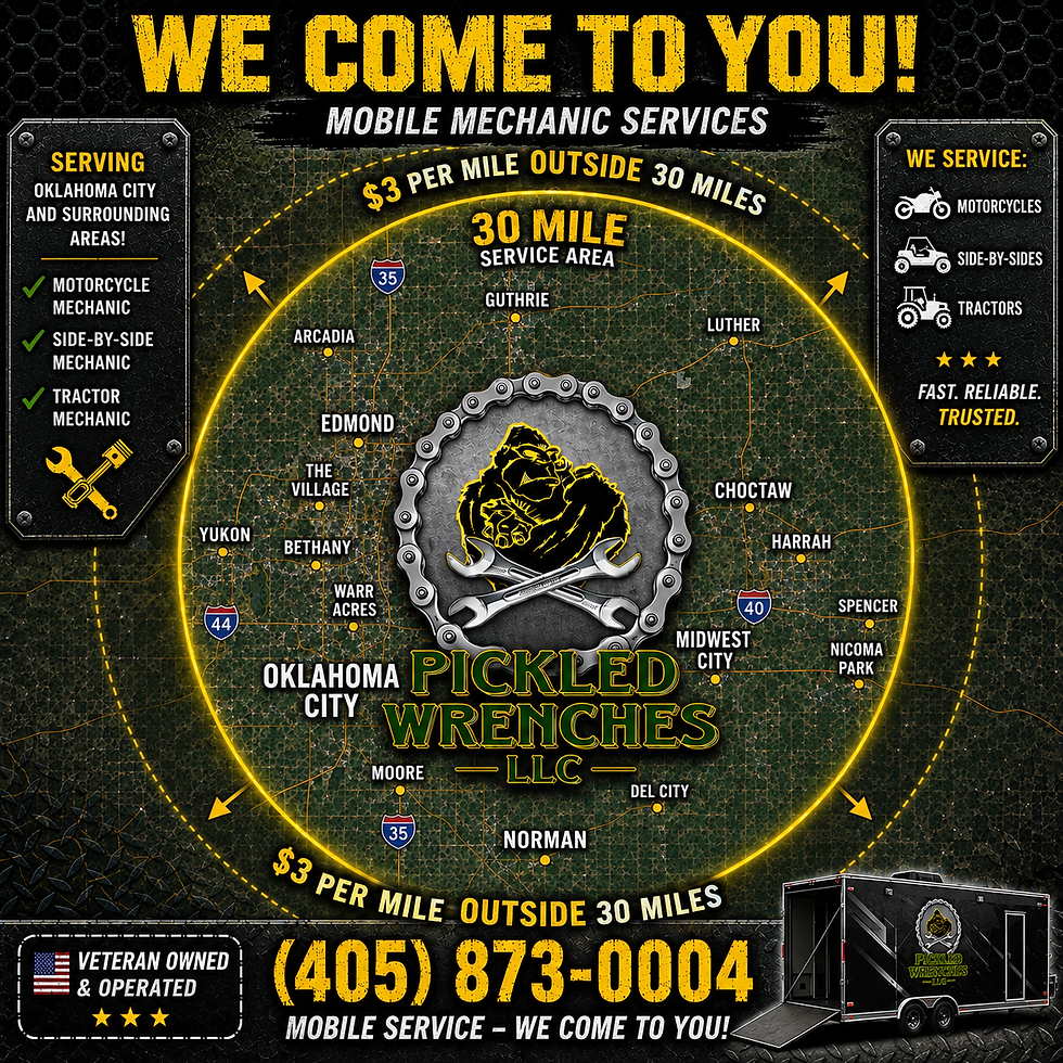 Pickled Wrenches LLC service area map
