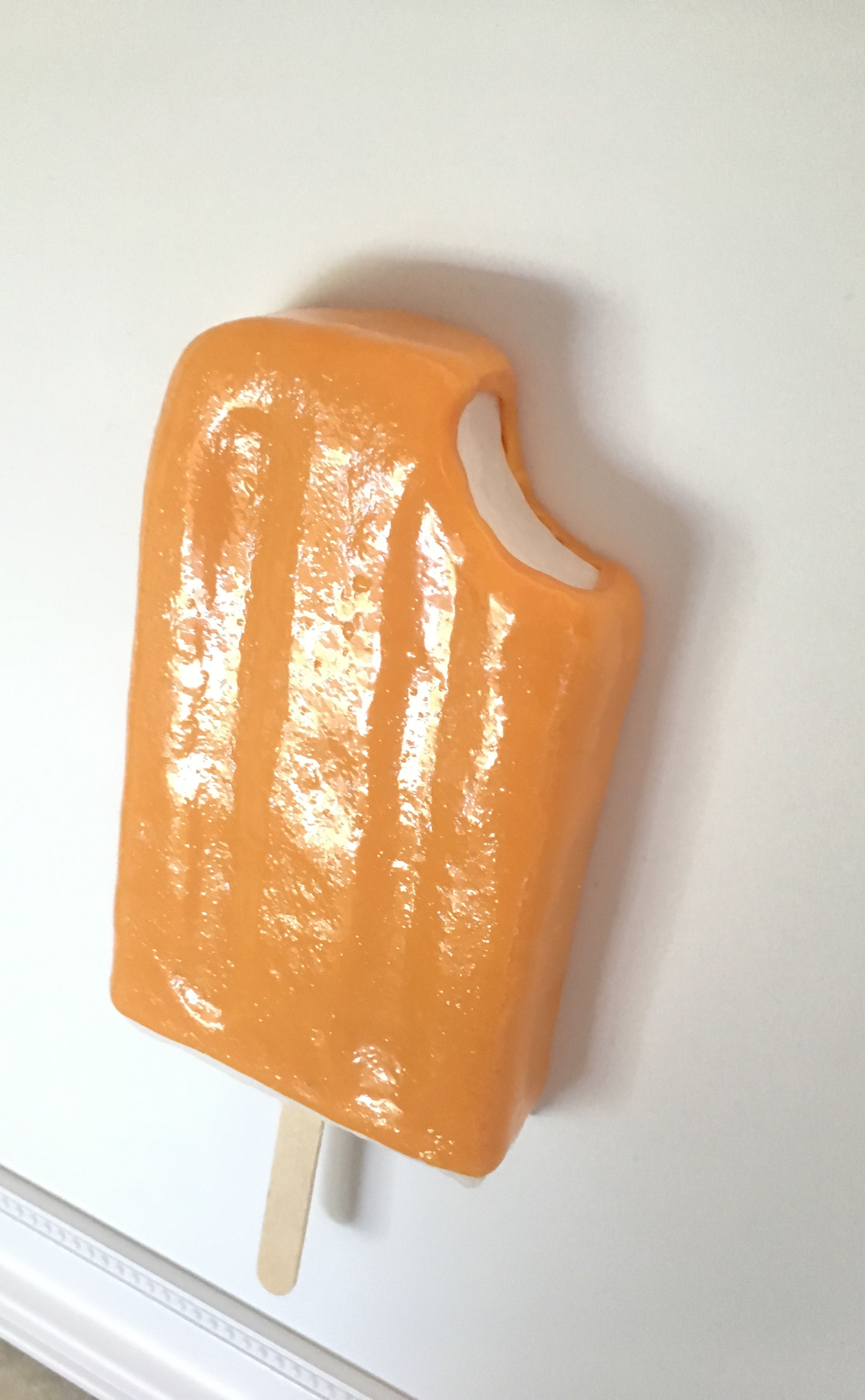 Custom Art - Orange Popsicle