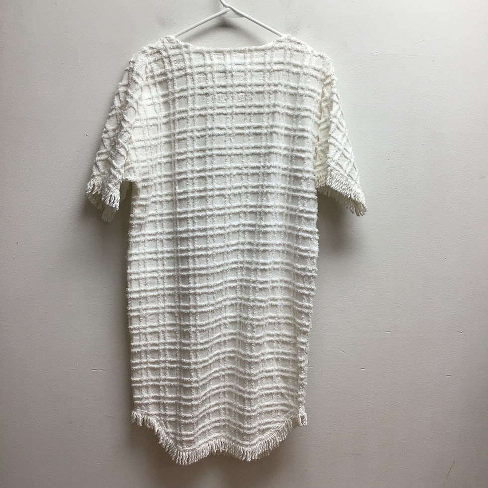 Thumbnail: Inner self white zip up dress