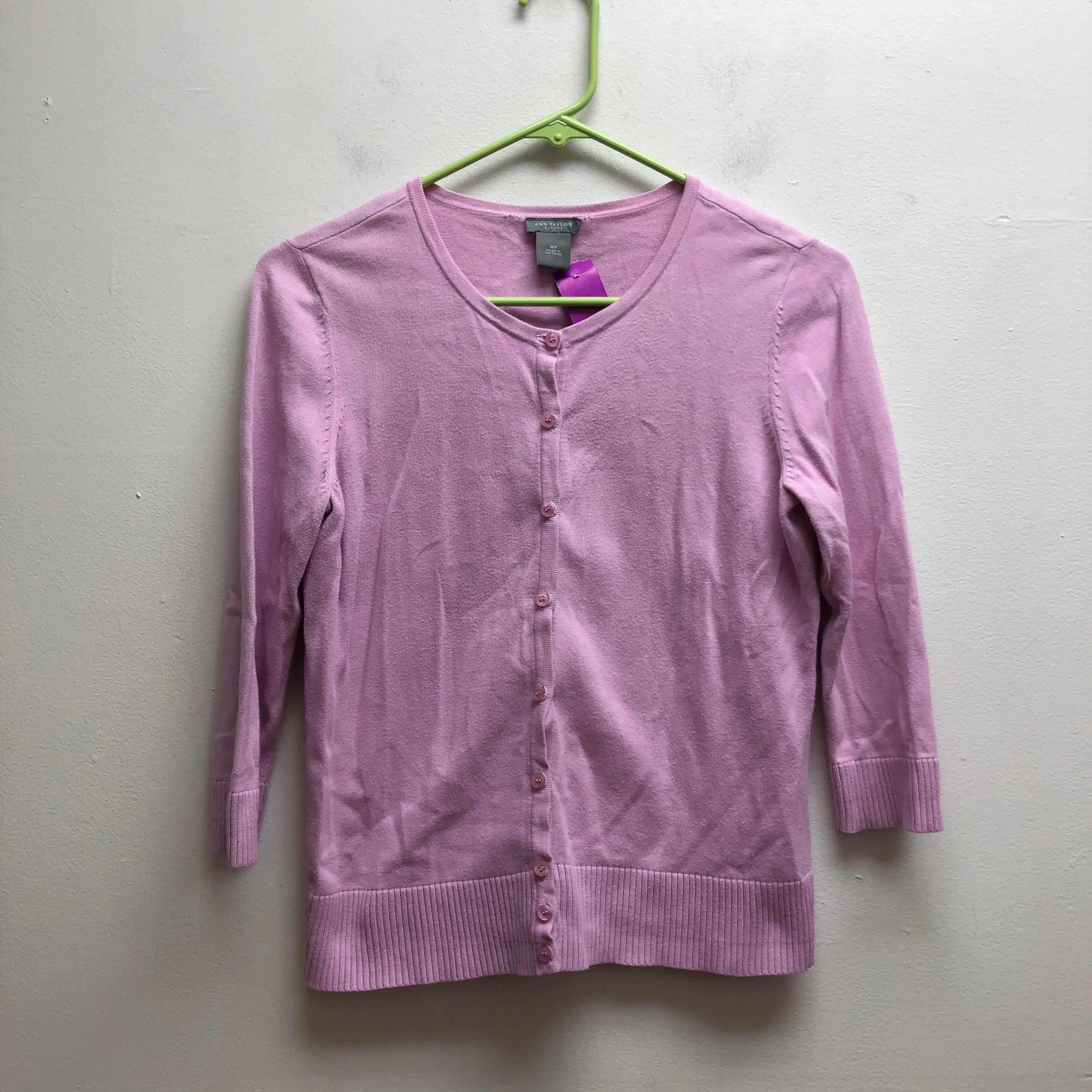 Ann Taylor lavender cardigan