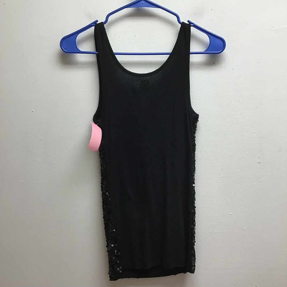 Thumbnail: Old navy black sequined tank
