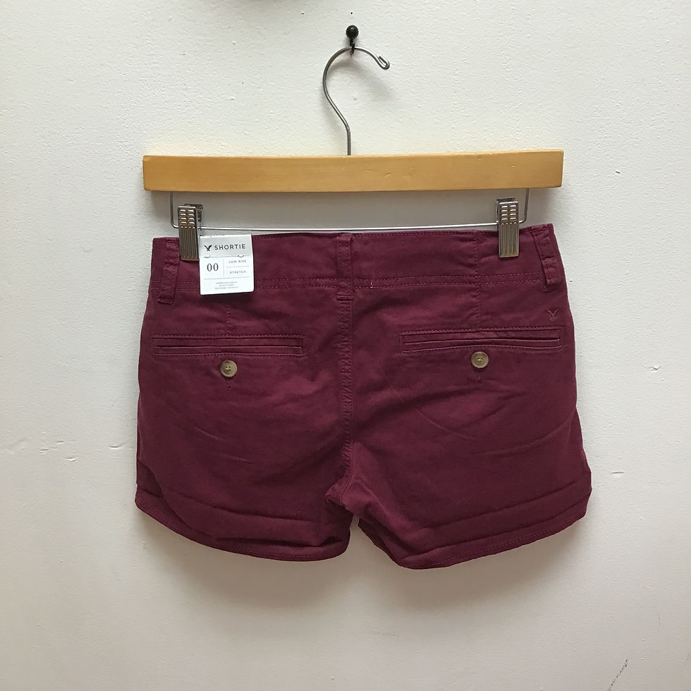 Thumbnail: NWT American eagle maroon shorts