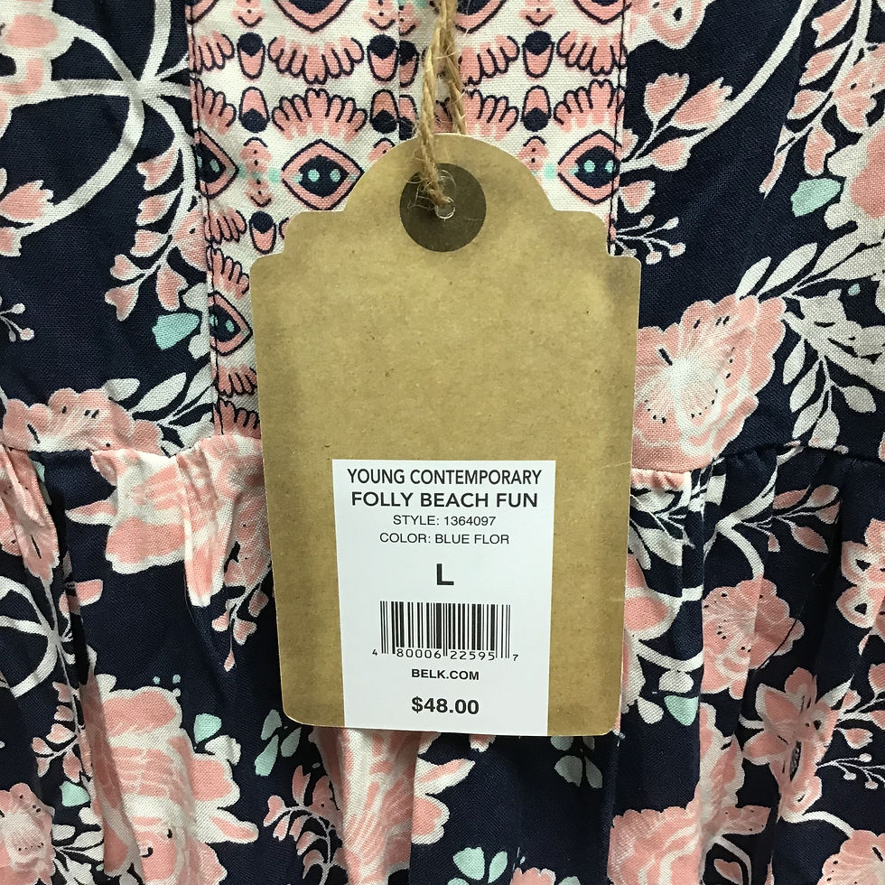 Thumbnail: NWT True Craft Boho Dress Size L