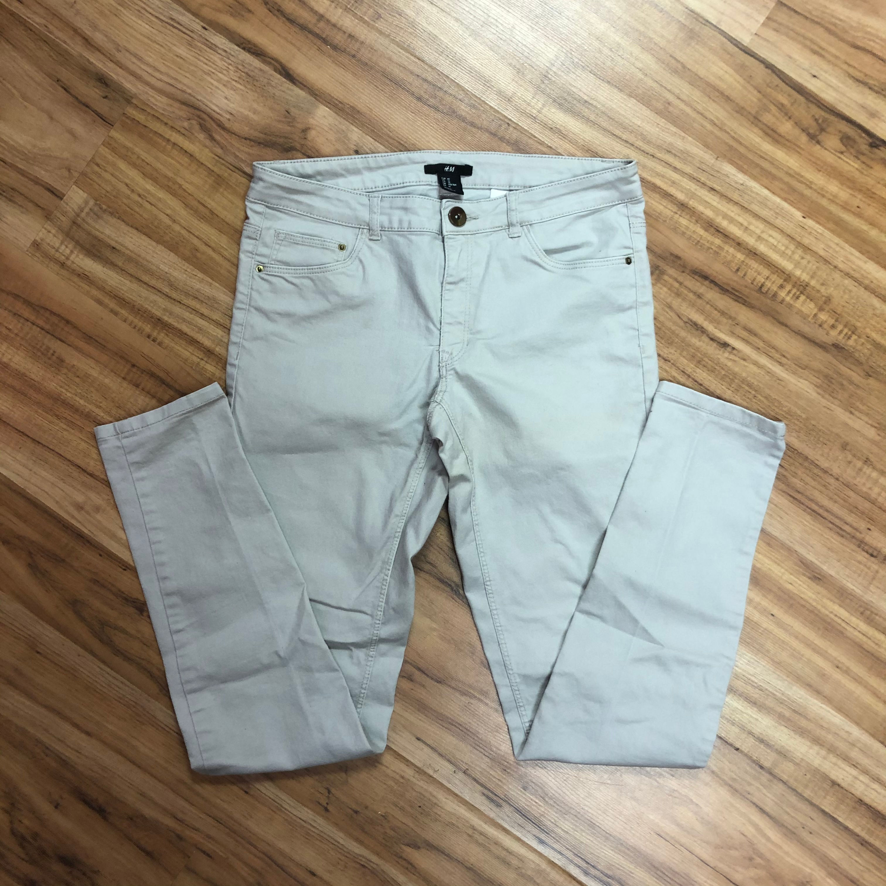 H&m beige pants