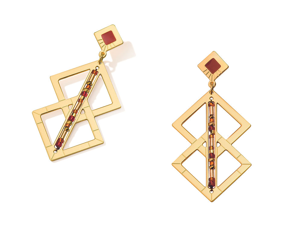 Miniature : BOUCLES DOUBLES  Satinka