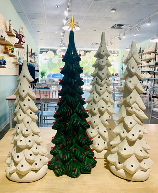 ceramic trees.