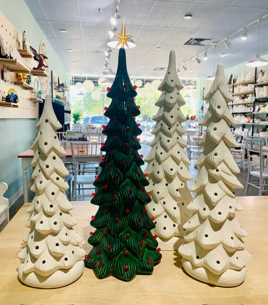 ceramic trees.