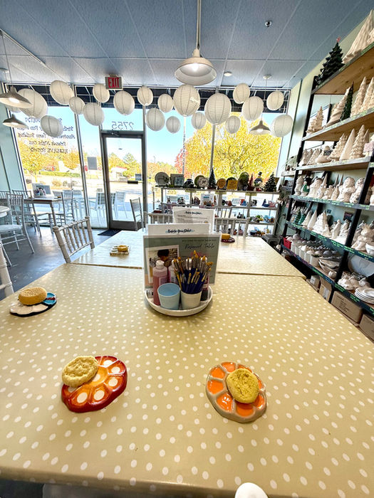 Paint your Pot view from inside studio.