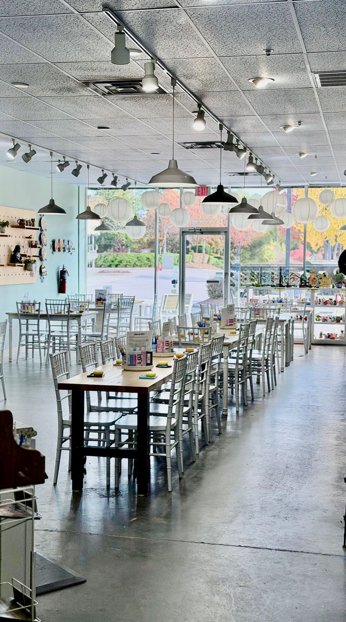 Paint your Pot studio inside.