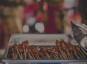 Sate Ayam or Chicken Satay, Indonesian f