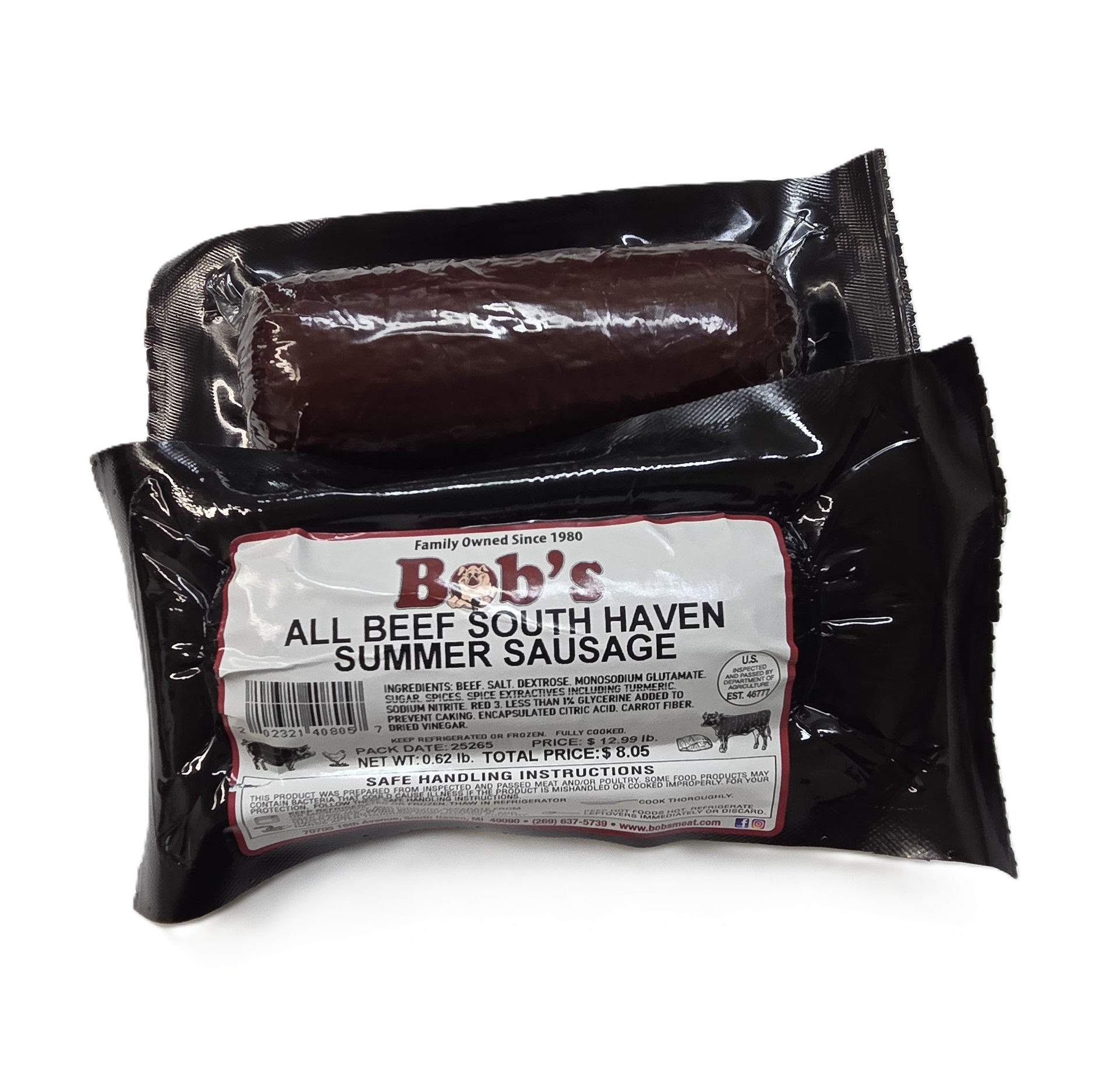 ALL BEEF SOUTH HAVEN SUMMER SAUSAGE
