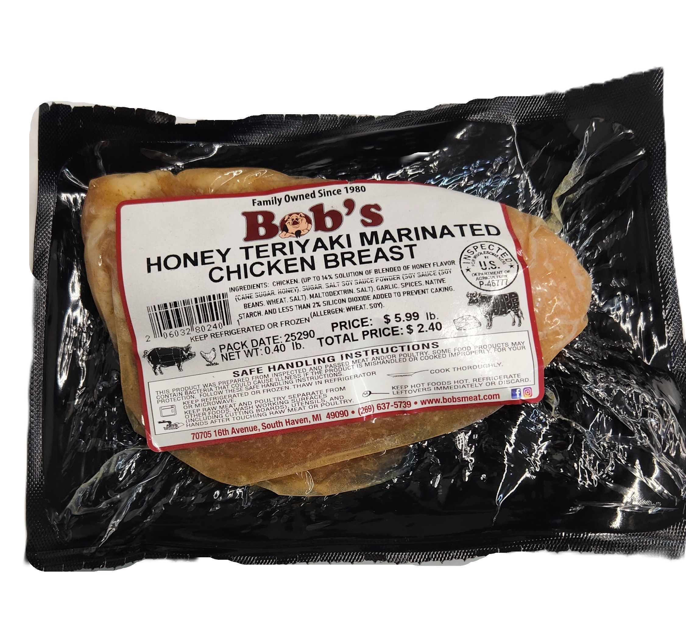 HONEY TERIYAKI MARINATED CHICKEN BREAST