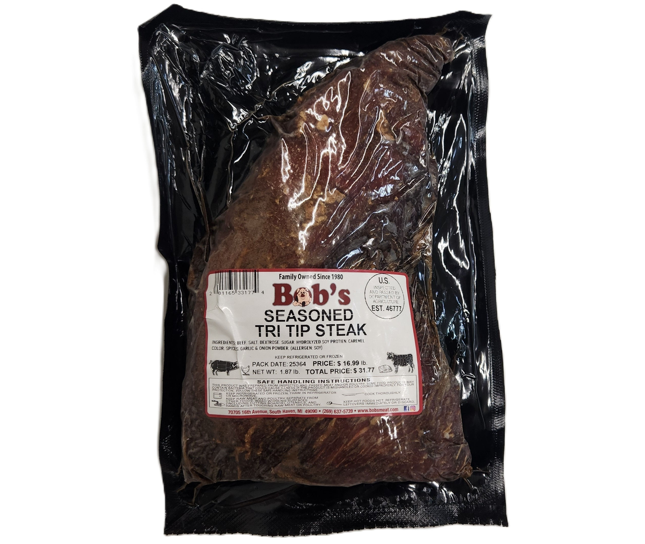 SEASONED TRI TIP STEAK