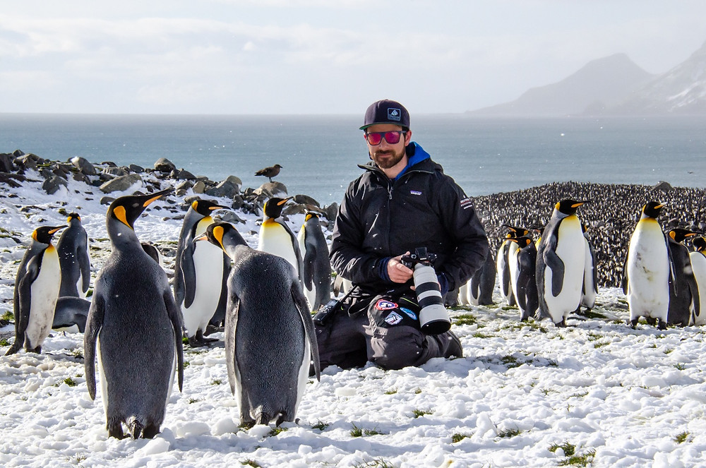 Nicolas Danyau, polar guide, south georgia, expedition guide academy, expedition guide training, zodiac driver, expedition training, king penguin