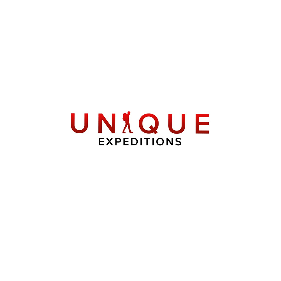 Unique Expeditions logo, adventure medicine brand working with Story Of Me on market positioning and