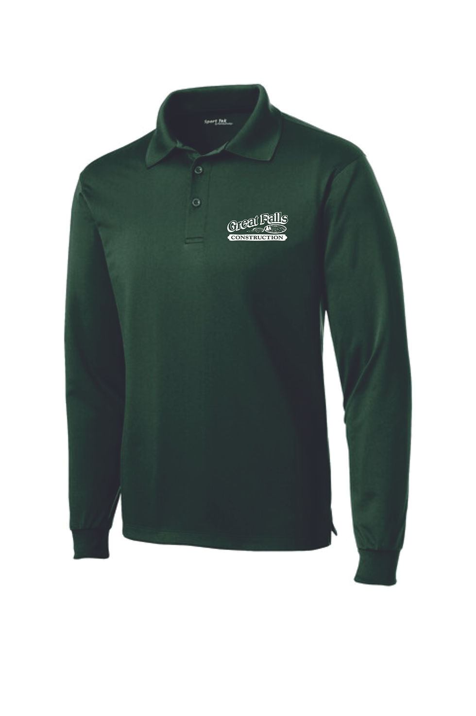 Thumbnail: Great Falls Construction Long Sleeve Polo