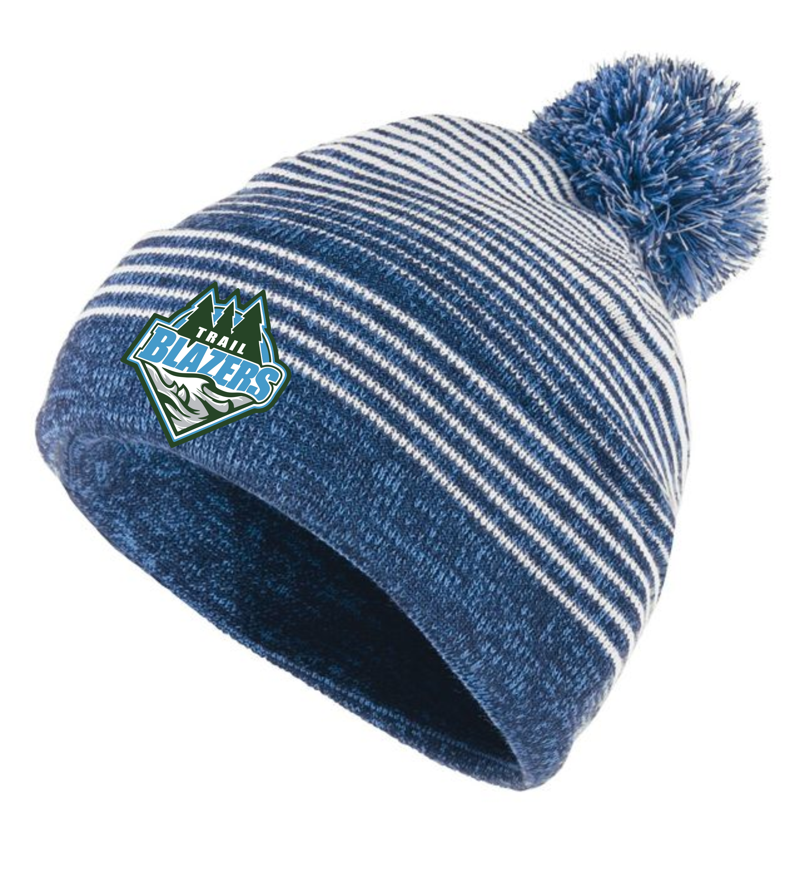 Trailblazers Hockey Pom Pom Beanie