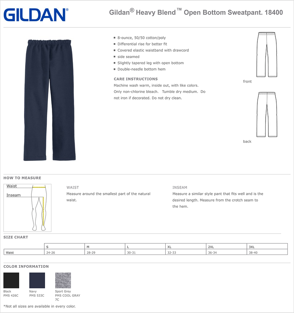Thumbnail: George E Jack Open Bottom Sweatpants