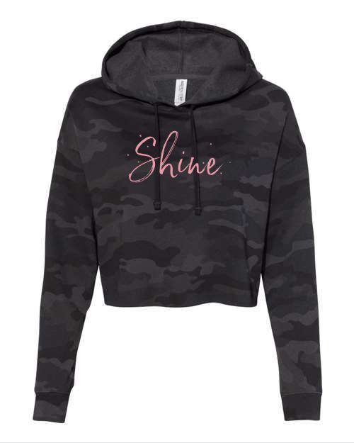 Shine Hair Salon Lightweight Cropped Hoody