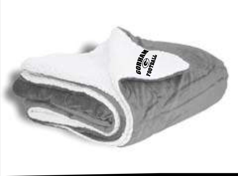 Gorham Football Sherpa Blanket