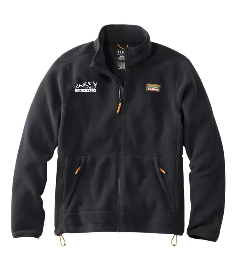 Thumbnail: Great Falls Construction LLBean Fleece Jacket