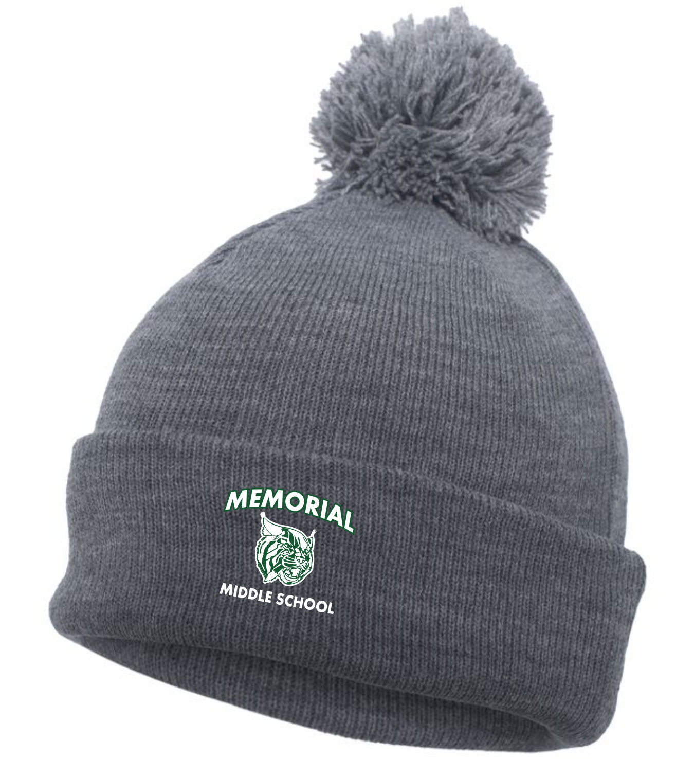 Memorial Middle School Pom Pom Beanie