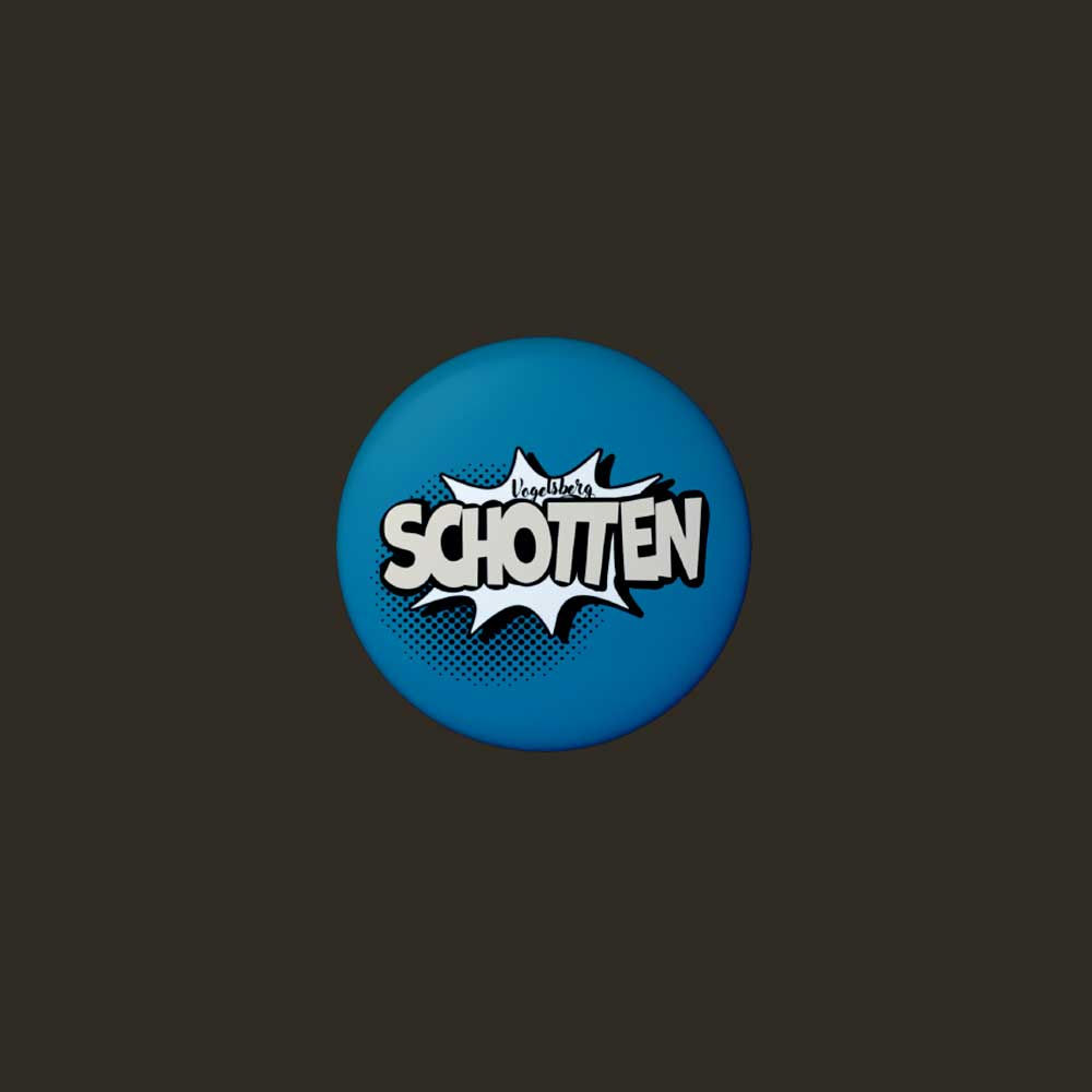 Button 38mm 'Schotten' im Comic Style