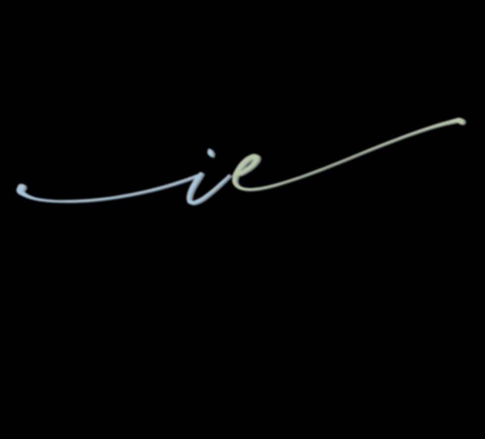 Intentionally Evolve's Blue & Green Shadowed Signature Mini Logo