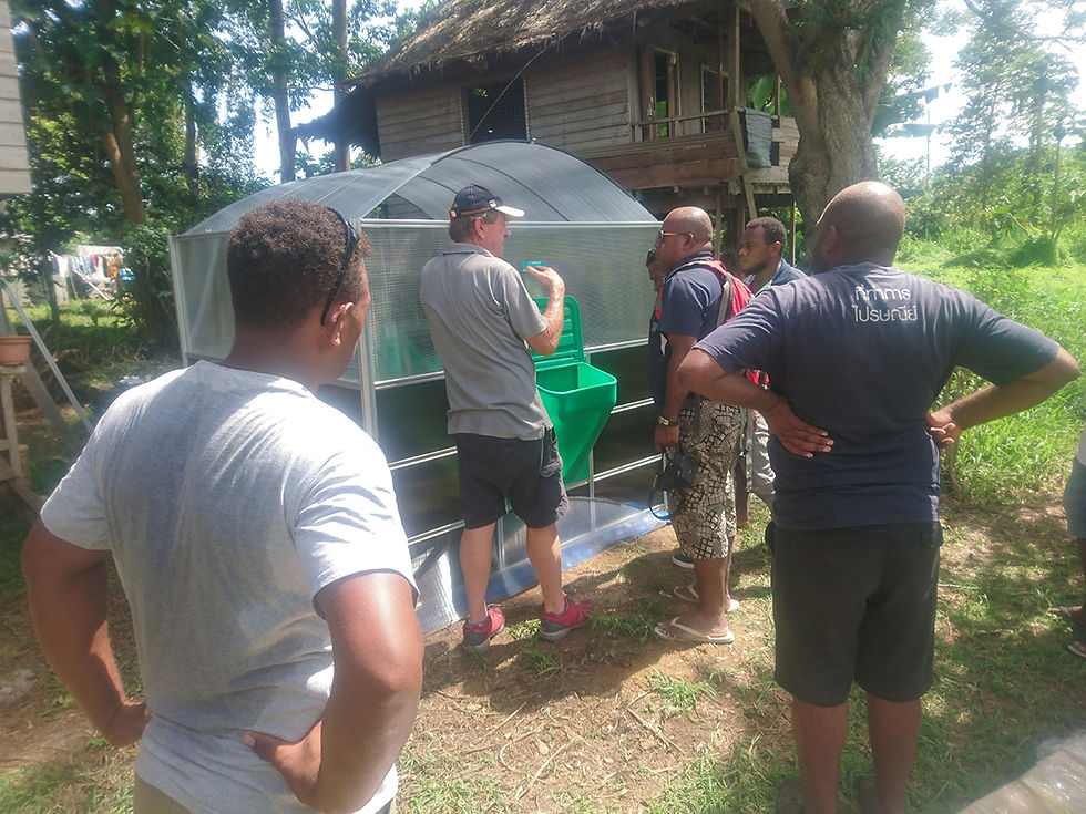 Biogas installation