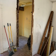 West Arlington- demo in progress for new upstairs bathroom