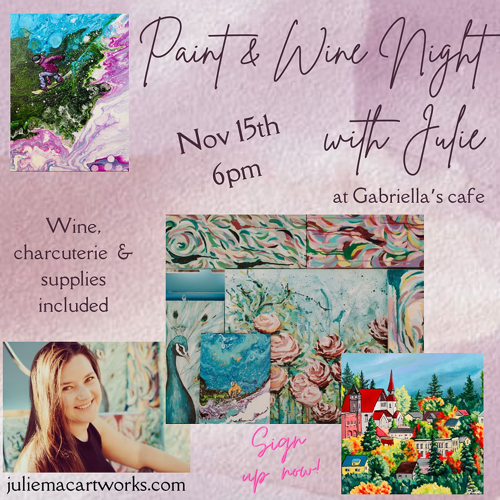 Paint & Wine Night - Nov 15