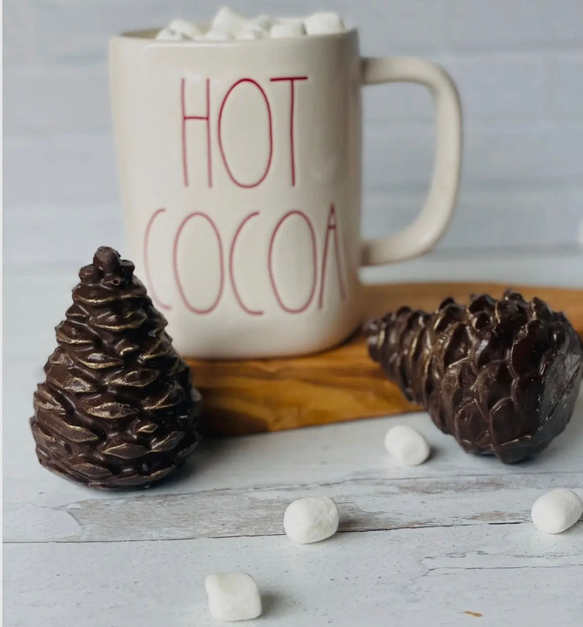 Pine Cone Hot Chocolate Bomb