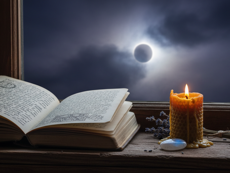 Reflection turns the eclipse into a personal practice