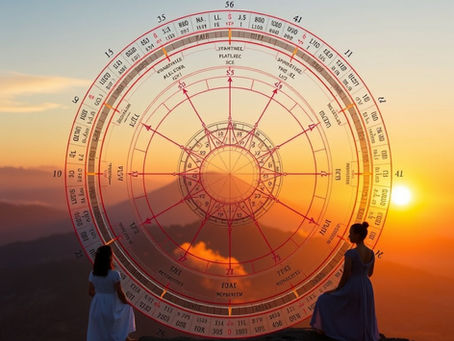 A mother and child immerse themselves in the mystical world of a Saptamsha D7 chart