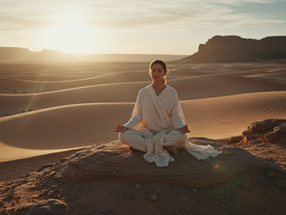 Stillness helps the inner field become clear again.