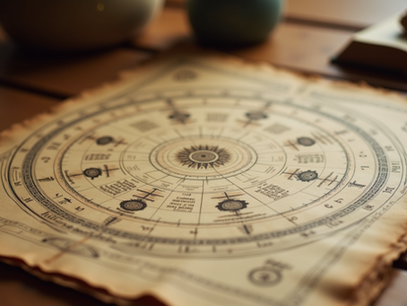 Personalized Vedic astrology chart with planetary positions