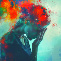 A woman in deep thought, symbolizing a sense of spiritual disconnection and inner turmoil.